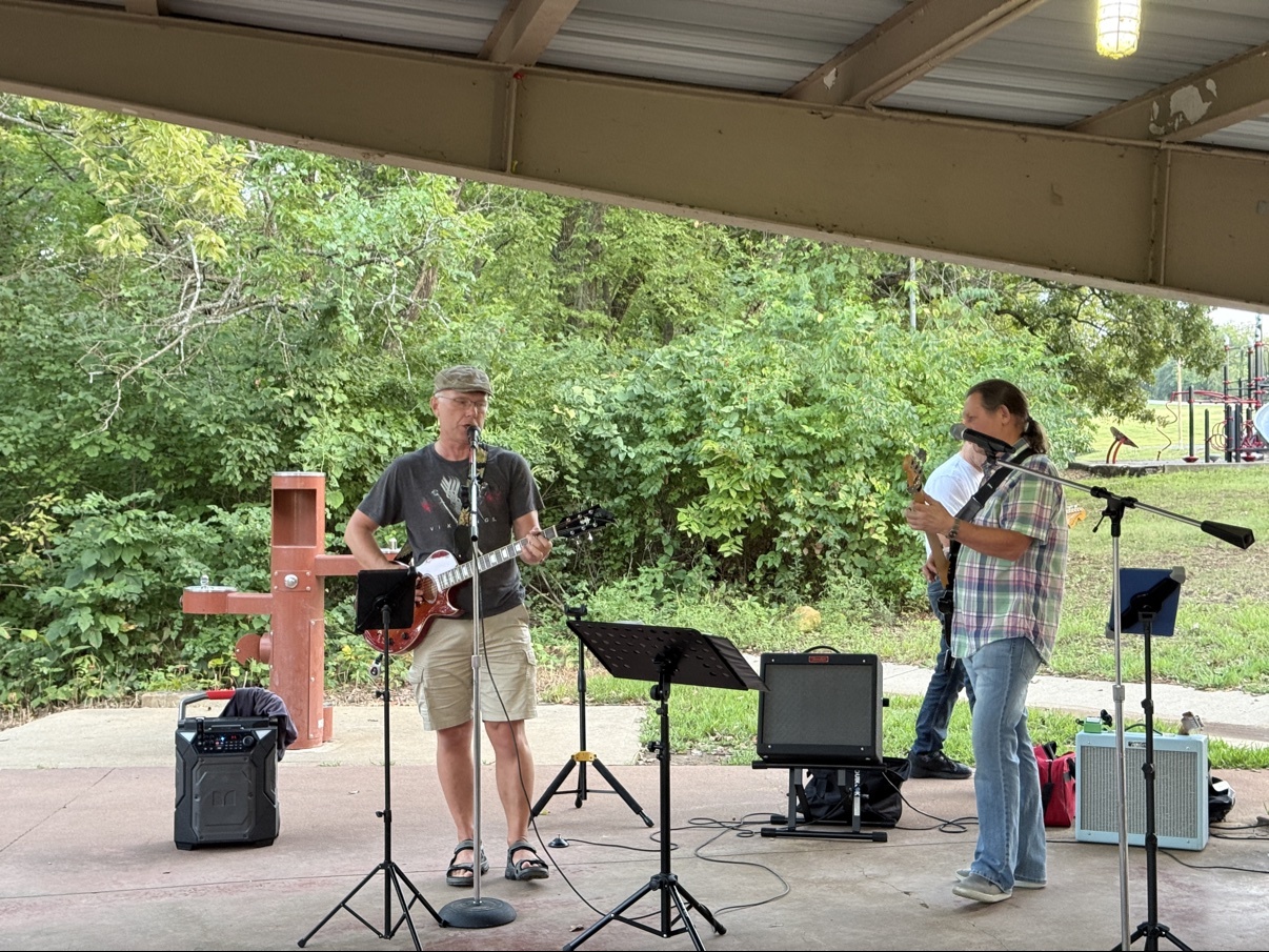 Musicians at the picnic