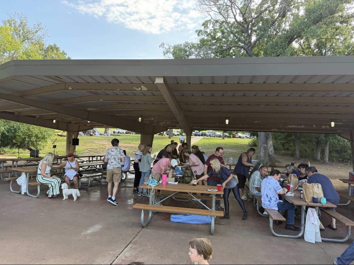 Picnic pavilion at Shawnee Mission Park
